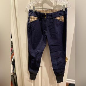 Equine Couture Breeches Ladies Size 28 Navy- like new condition